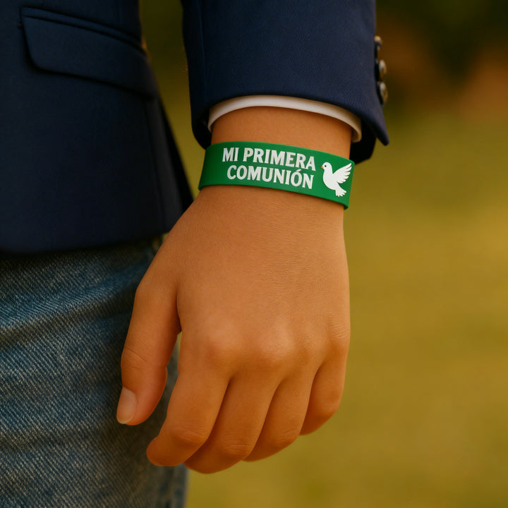 PULSERAS DE TELA COMUNIÓN