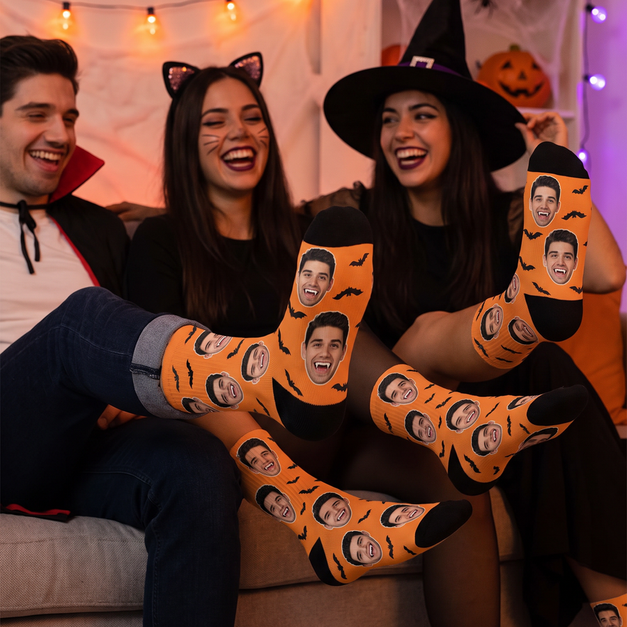 CALCETINES CON CARAS - HALLOWEEN