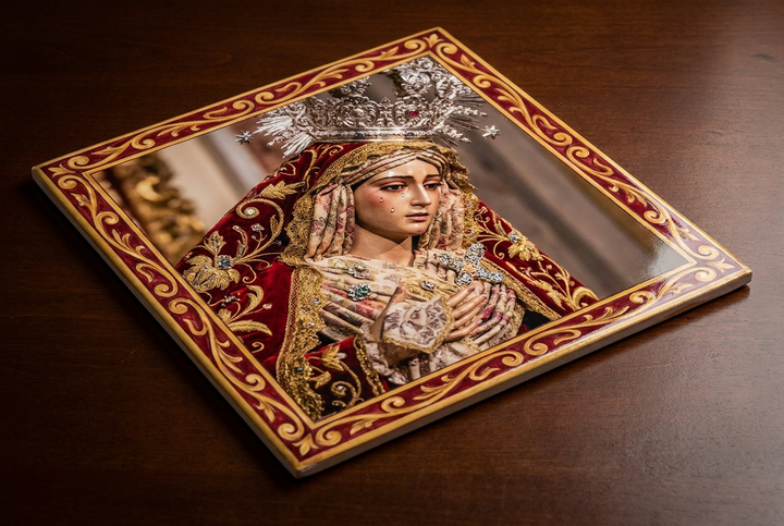 Azulejo devocional Virgen 30x20cm