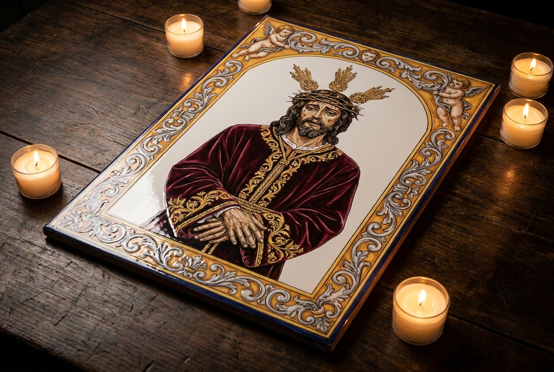 Azulejo devocional Cristo 40x25cm