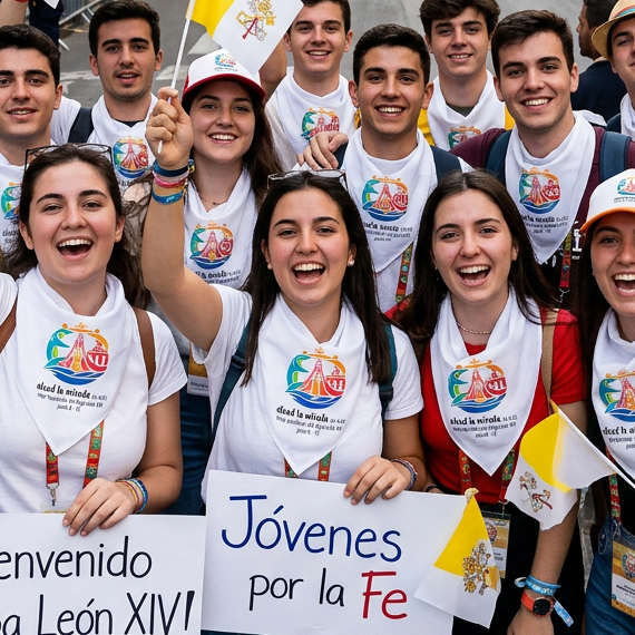 PAÑUELOS FESTEROS VISITA DEL PAPA