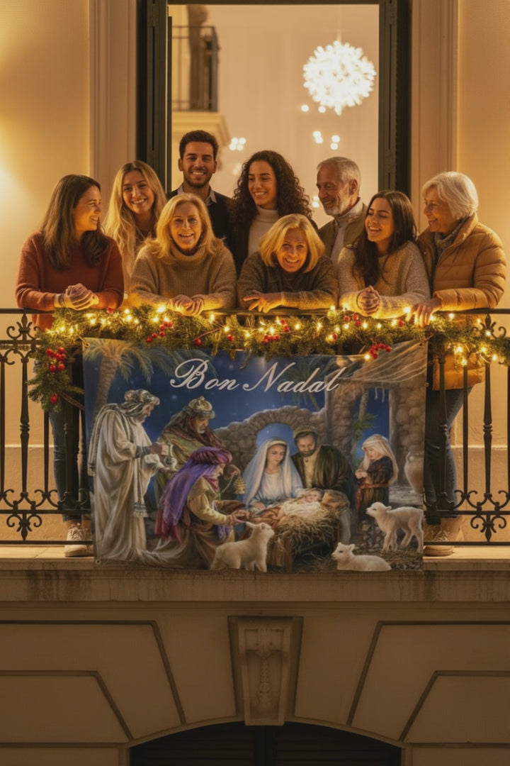 Balconera Nadal “Feliç Nadal" - 24 (CATALAN)