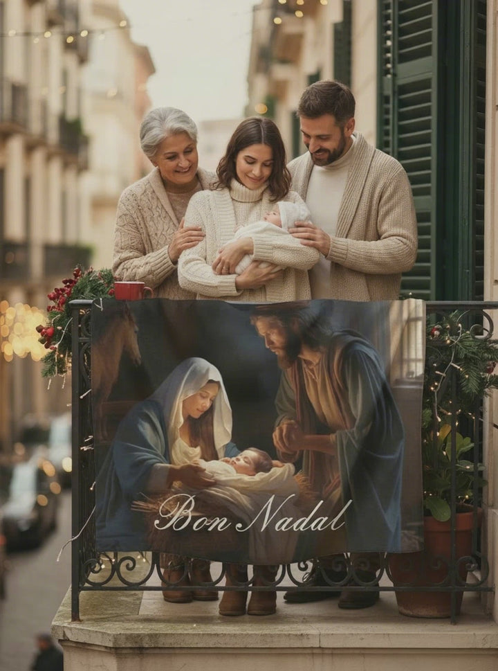 Balconera Nadal “Feliç Nadal" - 80 (CATALAN)