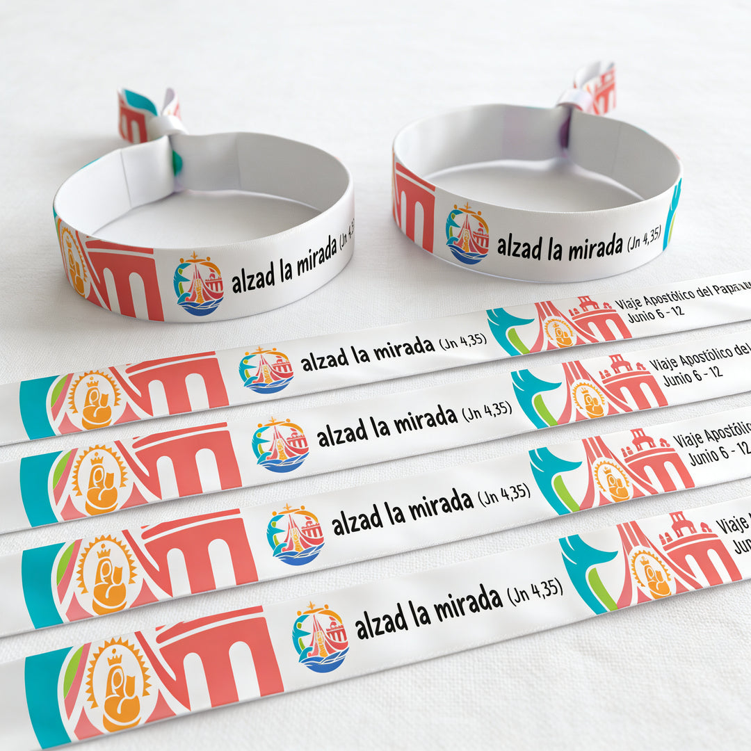 PULSERAS VISITA PAPA LEÓN