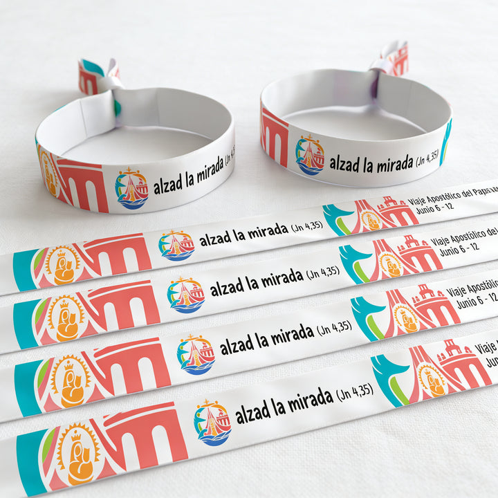 PULSERAS VISITA PAPA LEÓN